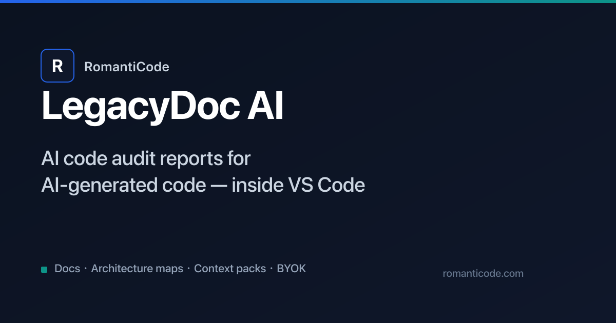 Legacy Code Input Image Legacy Code Documentation | LegacyDoc AI